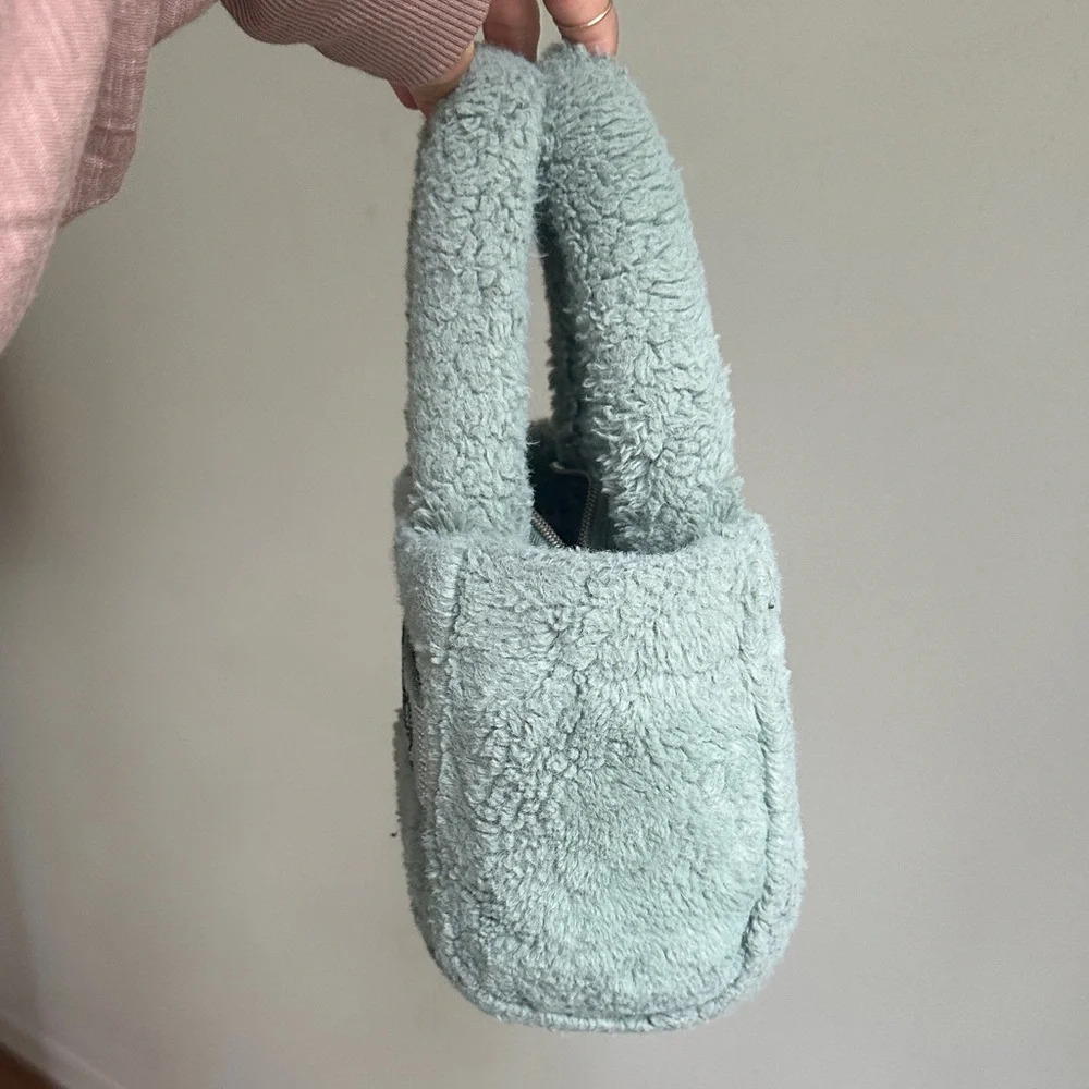 Juicy Couture Plush Tote in Soft Green